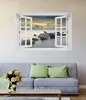 Wallario Poster mit Fenster-Illusion: Mystische Felsen im Produktbild-Vorschau 2