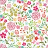 MuchoWow® Poster Blumen - Farben - Muster 30x30 cm - Produktbild-Vorschau 1