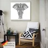 ARTland Leinwandbild Elefant in Mandala Größe: 70x70 cm Produktbild-Vorschau 5