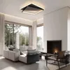 ZMH lampa sufitowa LED do salonu - ściemnialna 48CM czarna Podgląd zdjęcia produktu 6