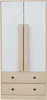 Armoire à 2 portes et 2 tiroirs 70 x 170 x 40 cm Armoire à Voir les images du produit 10