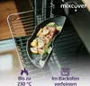 A piece of salmon with lemon and rosemary in a baking dish on an oven rack. Náhľad obrázku produktu