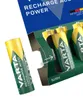 1x4 Varta Rechargeable Accu AA NiMH 2600 mAh Mignon Produktbild-Vorschau 36