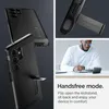 Collage of product shots and a lifestyle image showing a person using a phone with the case. Produktbild-Vorschau