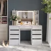 Toaletní stolek Vicco Sherry Bílá/bílý vysoký lesk 128.2 cm Náhled obrázku produktu 3