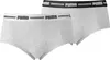 Puma Mini Shorts 2er Pack Damen grau Gr M Produktbild-Vorschau 1