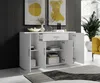 Kommode / Sideboard LILLY 13 in weiß 117 cm breit Produktbild-Vorschau 3