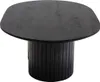 Couchtisch Schwarzes Mangoholz - Oval - 90x60x35cm - Ava Produktbild-Vorschau 4