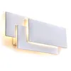 Applique murale LED d'intérieur design blanc Rectangles 12W Voir les images du produit 1