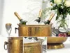 WOHNLING Sektkühler Hammerschlag Champagnerschale & Produktbild-Vorschau 5