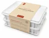 Pizza Lover 2x Pizzateigbox mit Deckel in weiß - Größe Produktbild-Vorschau 1