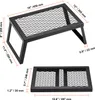 VEVOR BBQ Gills skládací gril na dřevěné uhlí 458 x 305 x Náhled obrázku produktu 8
