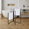 Wieszak na ręczniki Relaxdays, 3 drążki, składany, do Podgląd zdjęcia produktu 2
