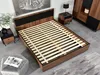 Manželská posteľ 160x200 ASHEBORO - orech / san sebastian / Náhľad obrázku produktu 3
