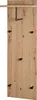 HAKU Wandgarderobe Eiche hell, schwarz - MDF, Metall, Produktbild-Vorschau 1