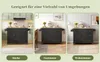 Grote, mobiele keukentafel, 137x43(76)x92 cm, eikenhout, Productafbeelding-voorbeeld 8