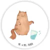 Mr. & Mrs. Panda magnet Katze Wasserglas - Weiß - Geschenk, Produktbild-Vorschau 1