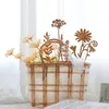 Gartenstecker Rost Blumen Gartendeko für Draußen,10er Produktbild-Vorschau 5