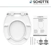 SCHÜTTE WC Sitz Duroplast SLIM WHITE, Toilettendeckel mit Produktbild-Vorschau 8