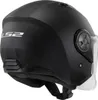 A black LS2 jet helmet is shown from a rear-side angle against a white background. Anteprima dell’immagine prodotto