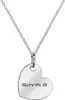 MATERIA by Matthias Wagner Gravur Kette mit Herz Anhänger - Produktbild-Vorschau 1