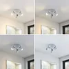 Lindby Strahler Kardo, Rondell, 3-flg., weiß, Metall, IP44 Produktbild-Vorschau 9