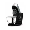 A black and silver Tefal kitchen mixer with a whisk attachment and a stainless steel bowl. Produktbild-Vorschau