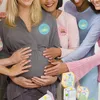 Geschlecht Offenbaren Aufkleber,72 Stücke Gender Reveal Produktbild-Vorschau 6