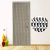 Kettinggordijn Zwart 210 cm - Aluminium Ruimteverdeler - Productafbeelding-voorbeeld 3