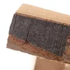 A close-up view of the layered structure of a piece of wood, showing different textures and grain patterns. Produktbild-Vorschau