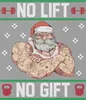 No Lift No Gift Ugly Christmas Sweater Herren T-Shirt, Produktbild-Vorschau 3