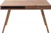 Design Schreibtisch RETRO 120cm braun Sheeshamholz stone Produktbild-Vorschau 10
