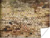 MuchoWow® Poster Backstein - Abgenutzt - Wand 120x90 cm - Produktbild-Vorschau 1
