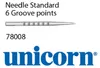 Unicorn Steel Dart Grip Points 6-Groove - 35 - 38 mm Produktbild-Vorschau 2