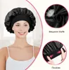 2 Stš¹ck Schlafmš¹tze Satin Bonnet Kopfhaube Schlafhaube Produktbild-Vorschau 3