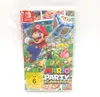 The image shows the front of a video game case for Mario Party Superstars, which is shrink-wrapped. Produktbild-Vorschau
