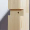 Wooden House Shelf SHELLY - Grey - Natural decor Produktbild-Vorschau 6