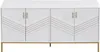 Credenza Merax 160x40x80,5cm, 4 ante con ripiani regolabili Anteprima dell’immagine prodotto 9
