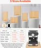 A collage of images showing different sizes of wooden sliders and an espresso machine on a slider. Anteprima dell’immagine prodotto