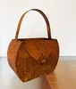 Edelrost Kleine Handtasche mit Blume 22x17cm Tasche zum Produktbild-Vorschau 2