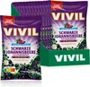 A display of VIVIL Schwarze Johannisbeere Hustenbonbons packaging. Produktbild-Vorschau