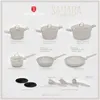 A collection of cookware items from the Berlinger Haus Sahara Collection, displayed on a textured light gray background. Náhled obrázku produktu