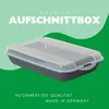 Novaliv 4er-Set Anthrazit Premium Aufschnittbox mit Produktbild-Vorschau 2