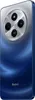 A close-up, angled view of the back of a blue smartphone with a silver camera module. Produktbild-Vorschau