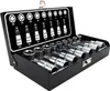 A black metal toolbox containing a set of Torx sockets and bits. Anteprima dell’immagine prodotto