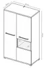 Vitrine Family – Regalschrank – Weiß Hochglanz – 90 cm – Produktbild-Vorschau 6