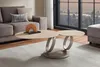riess-ambiente Couchtisch DANCING RINGS natur travertin Produktbild-Vorschau 3
