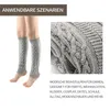 2 Paar Damen Langer Beinwärmer Warme Stulpen Legwarmers Produktbild-Vorschau 8