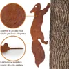 Rostiges Eichhörnchen zum Schraube in Holz, Gartenstecker Produktbild-Vorschau 6