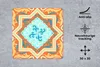 MuchoWow® Mauspad Mousepad Geometrische Formen - Blau - Produktbild-Vorschau 2